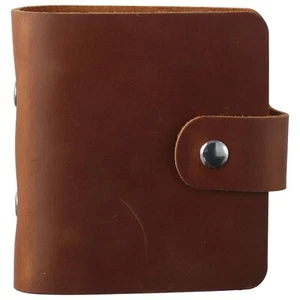 allcoupon A9 Pocket Size Binder Planner Notebook with Leather Cover 3-Ring wi... - Picture 1 of 7