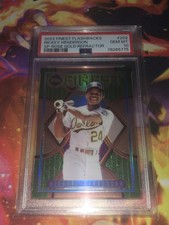 2022 Topps Finest Flashbacks * RICKEY HENDERSON ROSE GOLD REFRACTOR /15