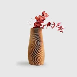 Jarrón de onda diseño mínimo - Imagen 1 de 2