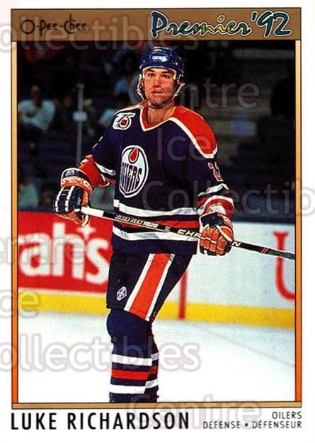 1991-92 OPC Premier #46 Luke Richardson - Image 1 of 1