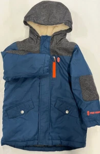 Free Country BOYS DURATECH PARKA SHERPA LINED Winter Jacket(DARK SPRUCE 5)NWT - Picture 1 of 7