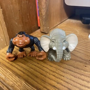 1995 Fisher Price Animals Monkey Gorilla and Elephant 95 F-P INC FP - Picture 1 of 2