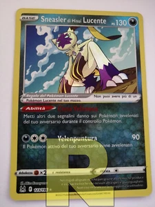 Sneasler De Hisui Brillante Origen Perdida 123/196 Rara Holo Shiny Italiano - Picture 1 of 6