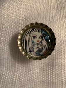 Unbranded NWOT Charms for Crocs Shoe Monster High “Frankie” Bottle Cap - Picture 1 of 4