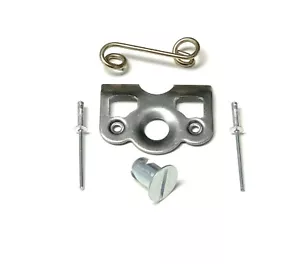 Dzus Button Steel Slotted Quarter Fastener Springs Tab PlatesFree Rivets 20 Kits - Bild 1 von 8