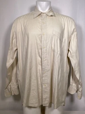 VTG Lexus Jonathan Corey Beige Button Down Employee Shirt Men's XL - Image 1 of 4