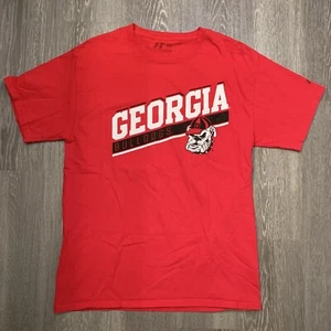Georgia Bulldogs Russell Athletic Red Graphic T-Shirt NCAA Herren Größe Medium " - Bild 1 von 5