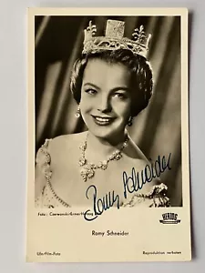 Romy Schneider - Theater / Film - original Autogramm - Größe 14 x 9 cm - Bild 1 von 1