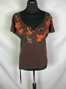LES COPAINS Maglietta Maglia Donna Cotone Pochaontas Woman T-Shirt Sz.M - 44 - Imagen 1 de 5