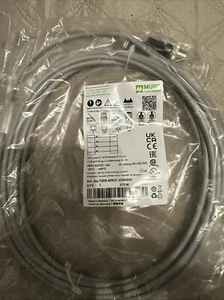 Murr 7000-40021-2340500 Steckverbinder M12 male / M12 female PUR 4x0,34 gy - Bild 1 von 1