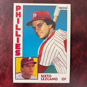 1984 Topps NESTLE Set SIXTO LEZCANO Parallel #185 PHILLIES ** MINT ** x84 - Picture 1 of 1