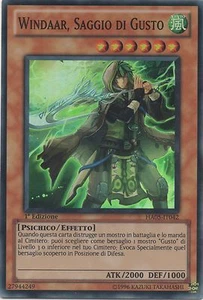 YU GI OH WINDAAR SAGGIO DI GUSTO • HA05 • SUPER RARA - Picture 1 of 1
