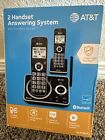 AT&T 2 Handset Wireless Phone Digital Answering System W/Connect to Cell Call ID