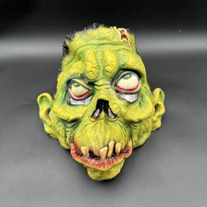 Vtg 2002 PMG Latex Mask Frankenstein Famous Halloween Monsters Creature Horror - Picture 1 of 5