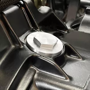 VW 020 Gearbox Timing Inspection Cap Stainless Steel - Picture 1 of 4