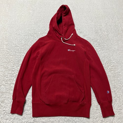 VETEMENTS Felpa con cappuccio Champion donna rosso medio reverso tessuto riscaldamento pile