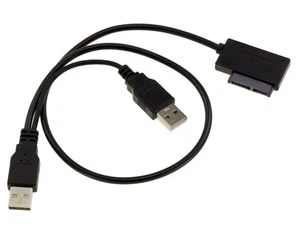 Convertisseur Adaptateur SlimSATA vers USB - Slim SATA - Imagen 1 de 5
