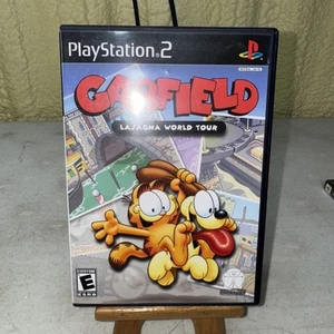Garfield: Lasagna World Tour (Sony PlayStation 2, 2008) PS2 completo etichetta nera - Foto 1 di 3