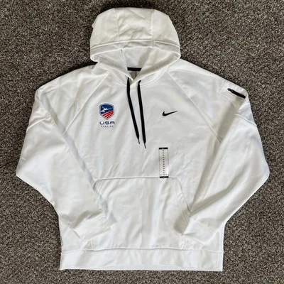 Nike Team USA 🇺🇸 Pullover Blanco Esgrima Sudadera con Capucha Para Hombre XL Juegos Olímpicos Nuevo con Etiquetas Foto 1 de 4