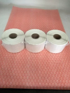 2" WIDE x 1" TALL DIRECT THERMAL LABELS -3 ROLL SLEEVE / 1300 PER ROLL - 1" COR - Bild 1 von 2