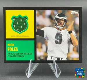 2013 Topps Archives Football Nick Foles #62R-NF Rookie Jersey Relic - Picture 1 of 2