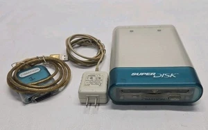 Imation SuperDisk USB Drive Macintosh Floppy Disk Drive - Powers On - Untested - Picture 1 of 9
