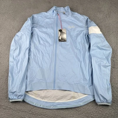 Chaqueta de Lluvia Rapha Cycling Core II Mujer Azul Medio Cremallera Completa Cortavientos NUEVA NUEVA CON ETIQUETAS Foto 1 de 4
