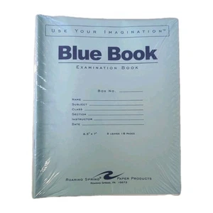 Roaring Spring Test Blue Exam Book Use Your Imagination 50 Pack 070972775121 - Picture 1 of 3