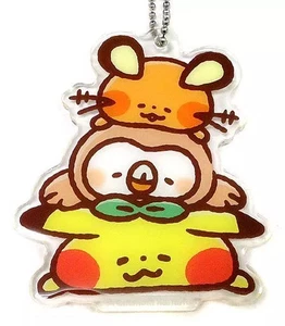 Keychain Mascot Characters Pikachu Dedenne and Mokro " Acrylic Keychain - Picture 1 of 1