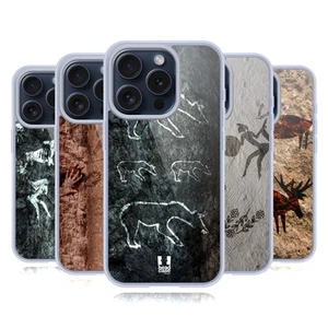 HEAD CASE DESIGNS CAVE PAINTINGS GEL CASE COMPATIBLE WITH APPLE iPHONE & MAGSAFE - Picture 1 of 17