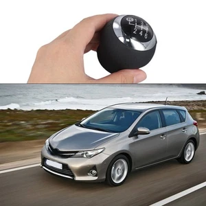 6 Speed Gear Shift Knob 6-Speed Shift Knob Clear Numbering Glossy Black Finish - Picture 1 of 12