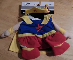 Imagin8 Female Superhero Dog's Costume Size S - Picture 1 of 3