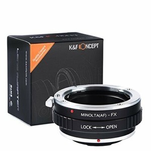 K&F Concept Adapter for Minolta(AF) Sony Alpha AF Mount to Fujifilm X FX Camera