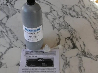 Refil de toner a granel garrafa de 1 kg para recarga Kyocera FS-4020DN TK-360 TK-362 LP4245 - Imagem 1 de 2