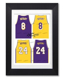 KOBE BRYANT LA LAKERS SIGNED POSTER PRINT PHOTO AUTOGRAPH JERSEY SHIRT GIFT L.A. - Picture 1 of 1