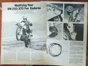Suzuki RM250 RM370 1976 Enduros 6p artículo de modificación - Imagen 1 de 2