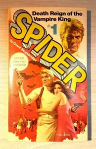 The Spider #1 Death of the Vampire King by Grant Stockbridge - 1975 Pocket Book - Picture 1 of 3