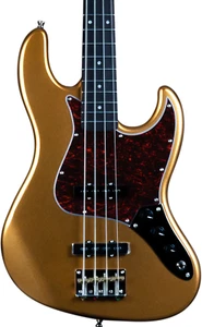 JET JJB-300-GD-R Electric Bass Guitar - Gold - Picture 1 of 5