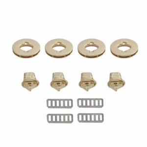 4PCS Bag Turn Locks For Luggage Leather Bags and DIY Craft Bag Purse Replacement - Picture 1 of 2