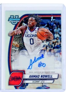 AHMAD NOWELL 2024 Bowman U Chrome True Refractor Auto 1st RC - Picture 1 of 2
