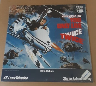 YOU ONLY LIVE TWICE - Sean Connery/James Bond CBS/FOX 1983 Laserdisc SEALED!!! - Image 1 of 2