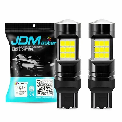 JDM ASTAR for Ram 1500 2500 3500 2013-2020 7443 White LED Backup Reverse Bulbs - Image 1 of 4