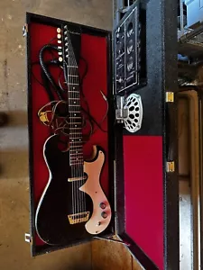 1960's Silvertone 1448 Amp-In-Case in Black Sparkle - Picture 1 of 9
