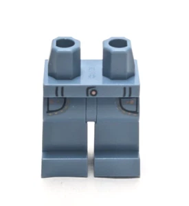 Lego - Patas de minifigura - Azul gris gris, bolsillos, jeans - Imagen 1 de 1