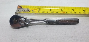 NICE VINTAGE  CRAFTSMAN -VF- 43186 1/4 DRIVE QUICK RELEASE RATCHET - Picture 1 of 6