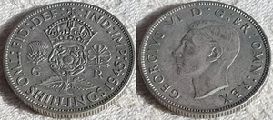 1945 AU King George VI Silver Florin Coin - Picture 1 of 3