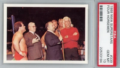 Four Horsemen 1988 NWA Superstars #339 PSA 10 Gem Ric Flair Arn Luger Tully JJ - Image 1 of 2