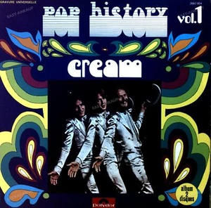 Cream - Pop History Vol. 1 FRA 2LP 1970 FOC (VG+/VG+) Polydor 2662 004 ' - Picture 1 of 1