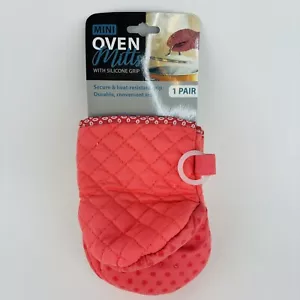 Evriholder Products 1 Par de Paños con Agarre de Silicona Mini Guantes de Horno Rosa Nuevo - Imagen 1 de 4