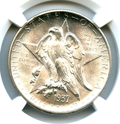 1937-D Texas Silver Commemorative, NGC MS66+ - Image 1 of 3